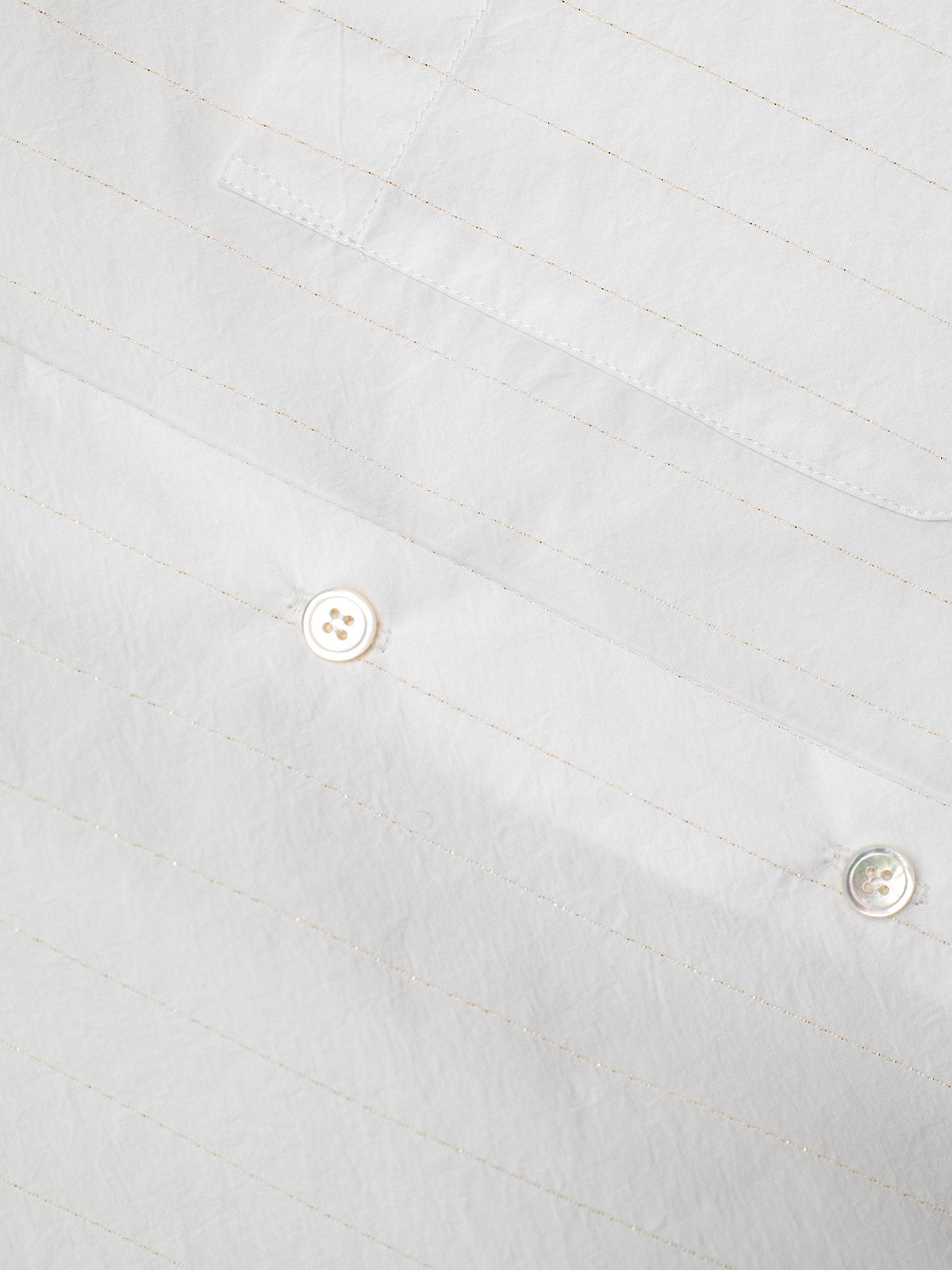 FERNANDA / WHITE WITH GOLDEN STRIPES