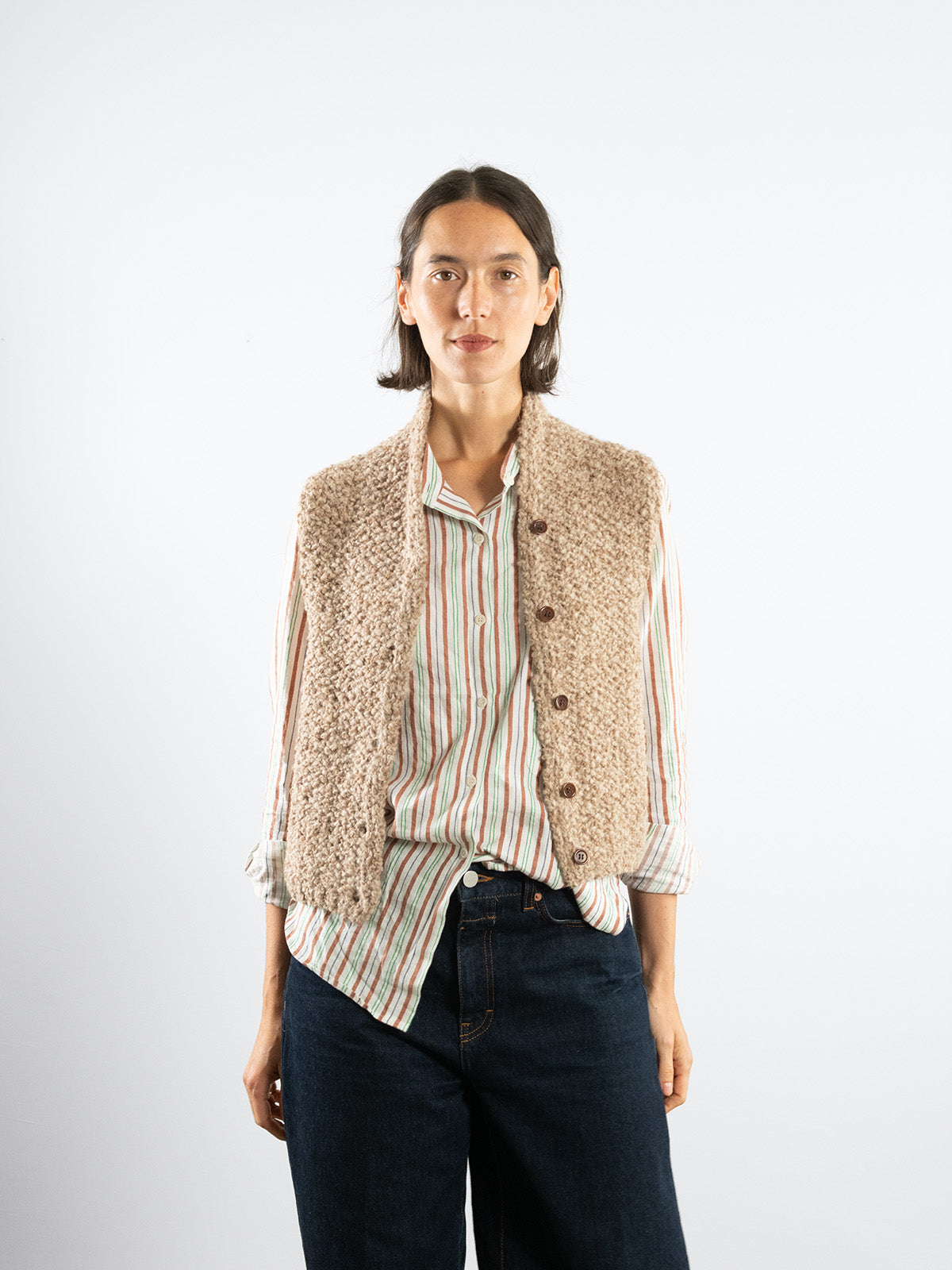 EBBA / HAND KNIT / SAND MELANGE