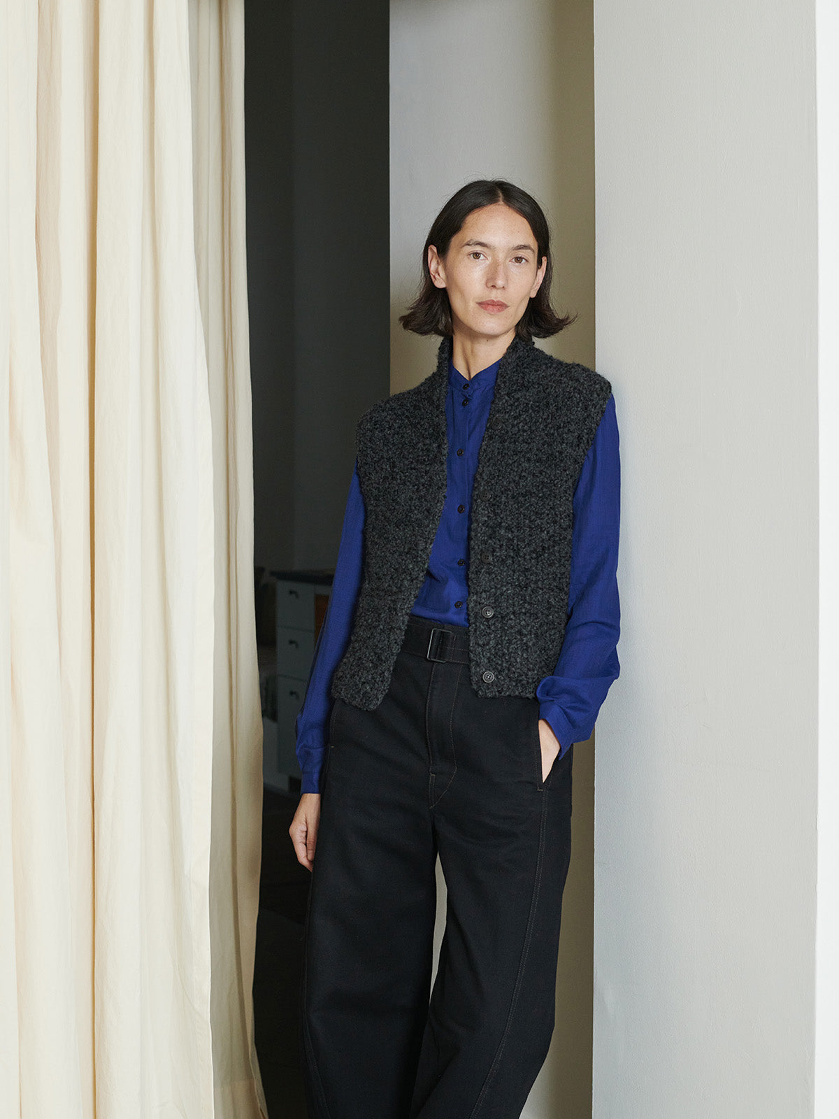 EBBA / HAND KNIT / ANTHRACITE