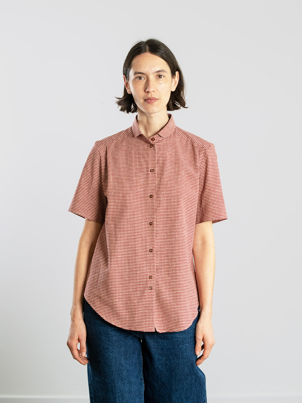 
            CAROL / CHECK SHORT SLEEVE