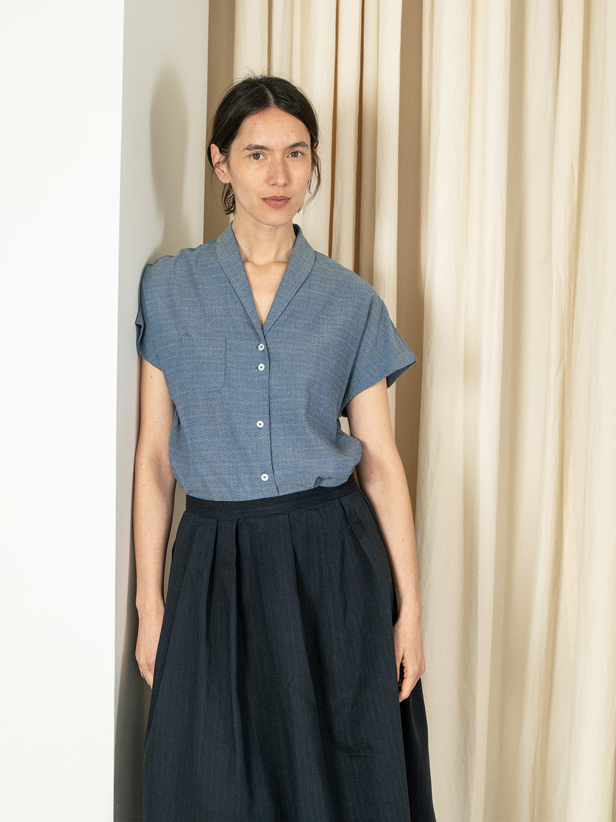 
            KATE / LIGHT BLUE PATTERNED
