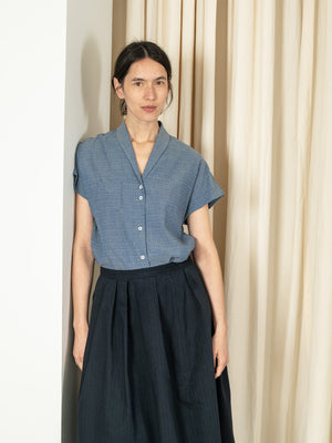 KATE / LIGHT BLUE PATTERNED