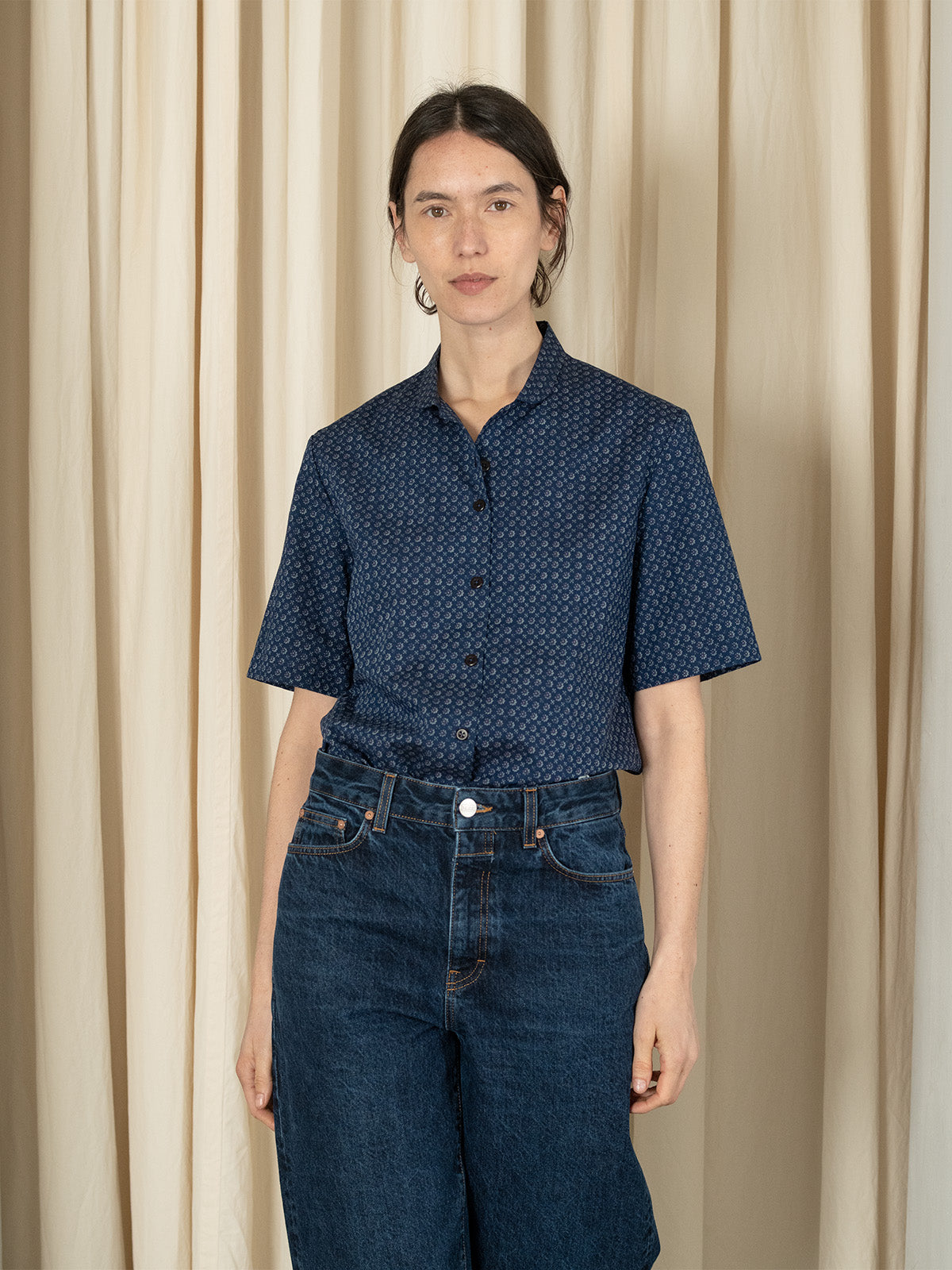 
            CAROL / CHECK SHORT SLEEVE