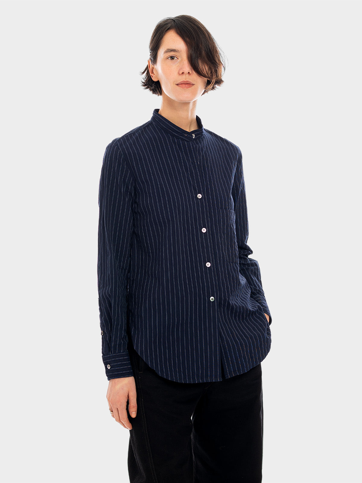 FERNANDA / INDIGO BLUE STRIPED
