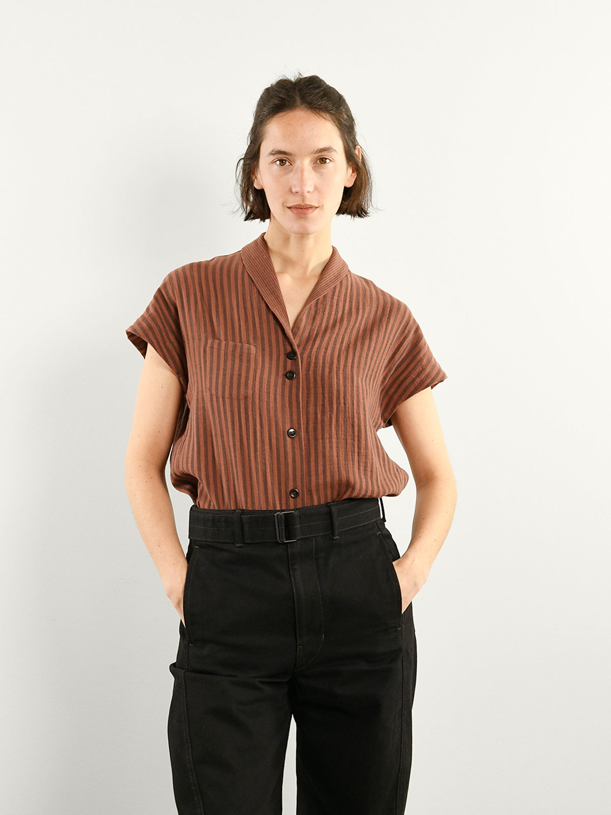 KATE / RUST STRIPED