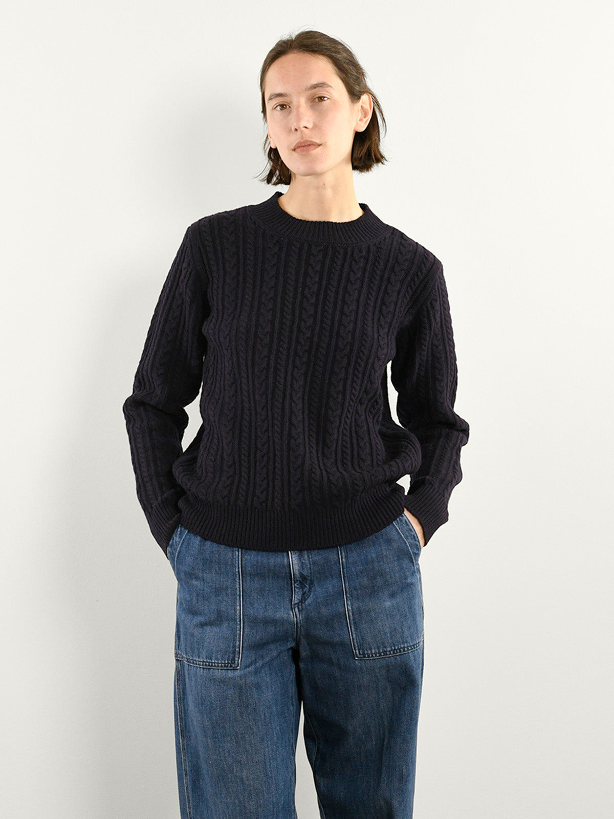 PLAIT / DARK BLUE