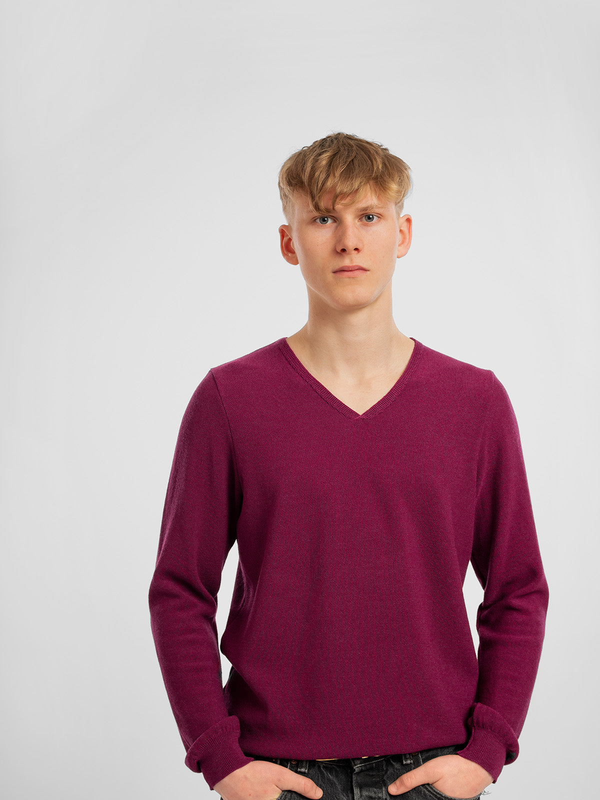 BOJE / MERINO WOOL / BLUE GRAY MELANGE