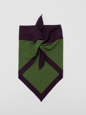 WILLOW / CASHMERE SCARF / BORDEAUX GREEN