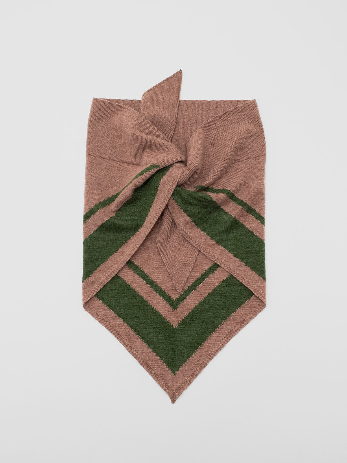 WILLOW / CASHMERE SCARF / ROSÉ-GREEN